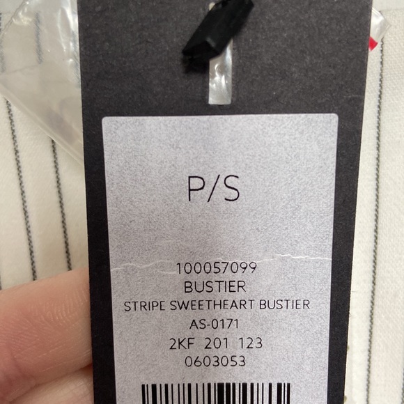 NWT Dynamite Bustier and Scoop Neck Crop Top - Picture 7 of 10